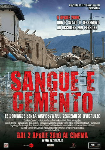 Copertina del film Sangue e Cemento, di Thomas Torelli